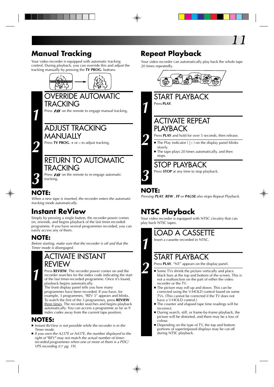JVC HR-A237E User Manual | Page 11 / 33