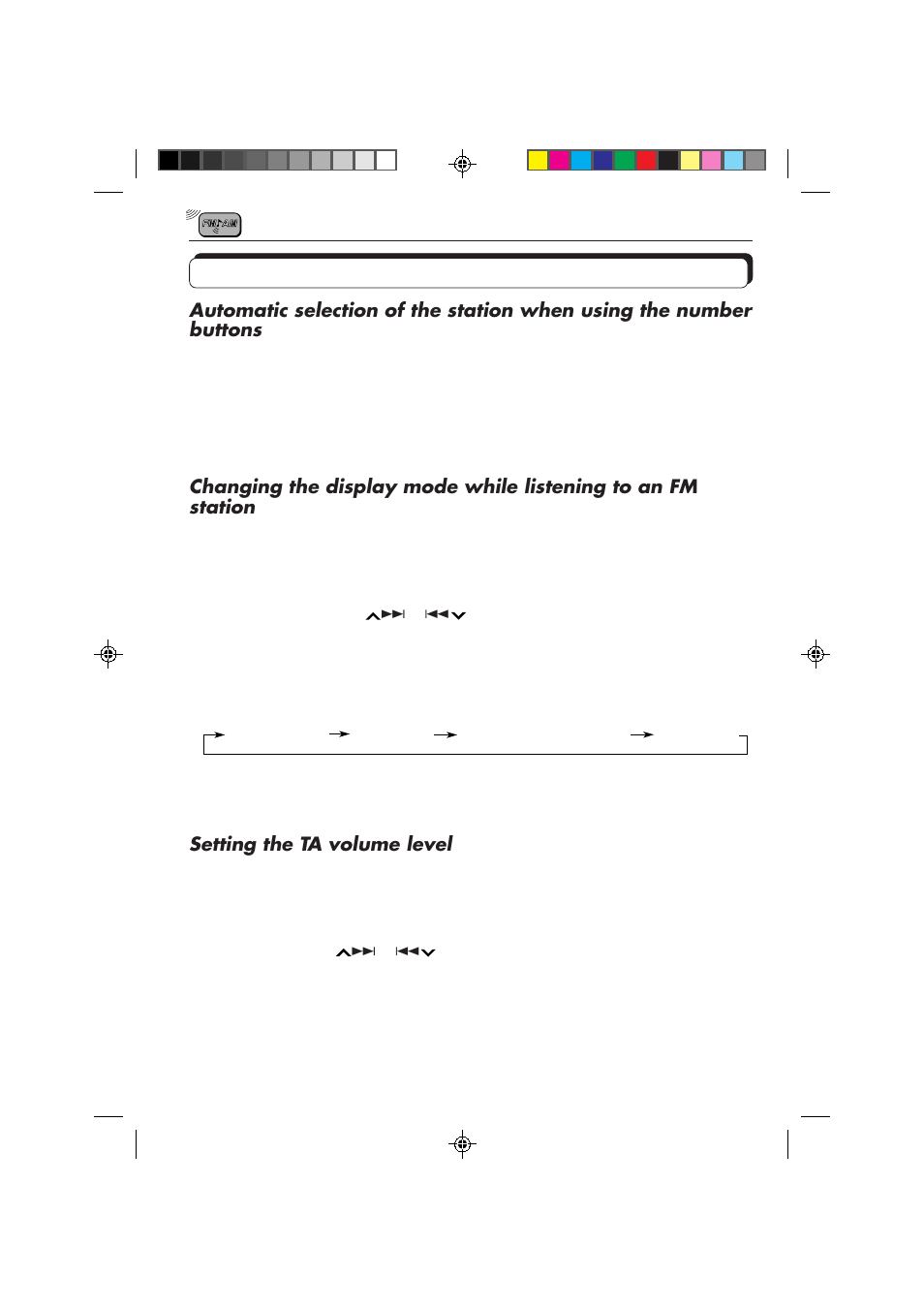 Other convenient rds functions, Setting the ta volume level | JVC KD-S757R User Manual | Page 16 / 38