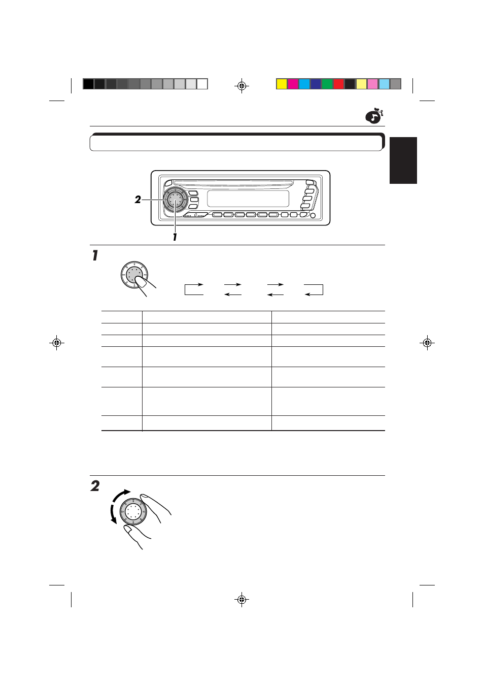 Adjusting the sound, Select the item you want to adjust, Adjust the level | JVC KD-S757R User Manual | Page 23 / 38