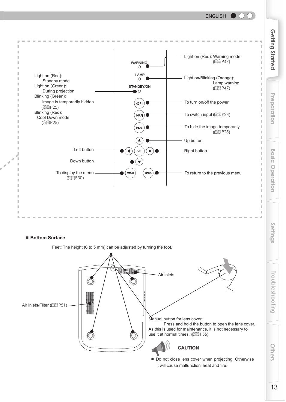 JVC DLA-RS35 User Manual | Page 13 / 185