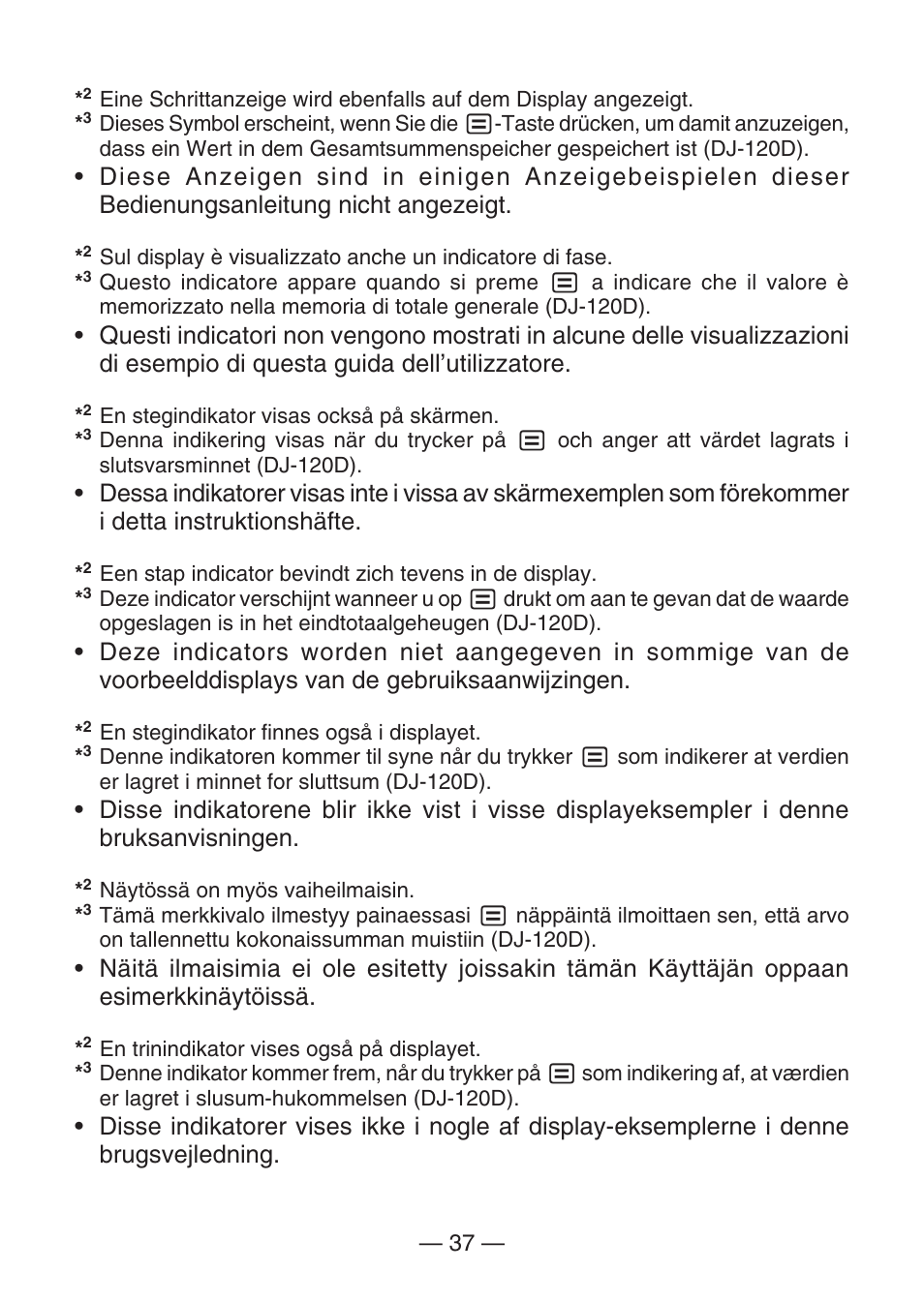 Casio DJ-120D User Manual | Page 40 / 75