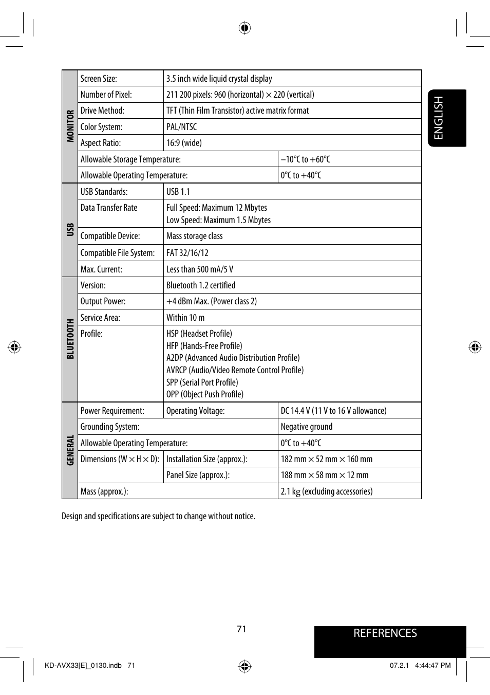 References english | JVC KD-AVX33 User Manual | Page 151 / 382