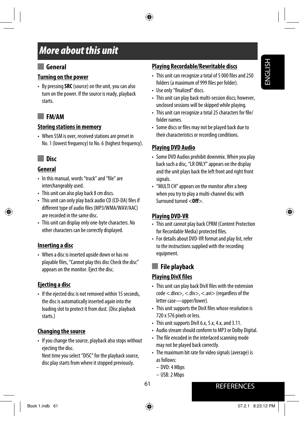 More about this unit | JVC KD-AVX33 User Manual | Page 219 / 382