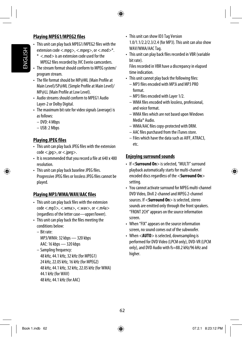 English | JVC KD-AVX33 User Manual | Page 220 / 382