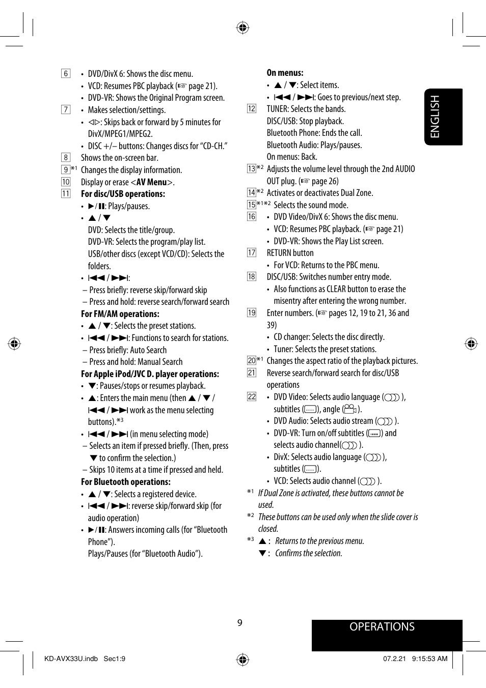 Operations, English | JVC KD-AVX33 User Manual | Page 245 / 382