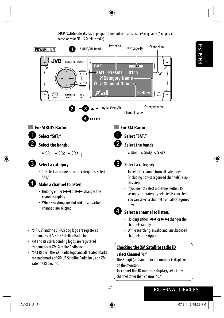 JVC KD-AVX33 User Manual | Page 41 / 382