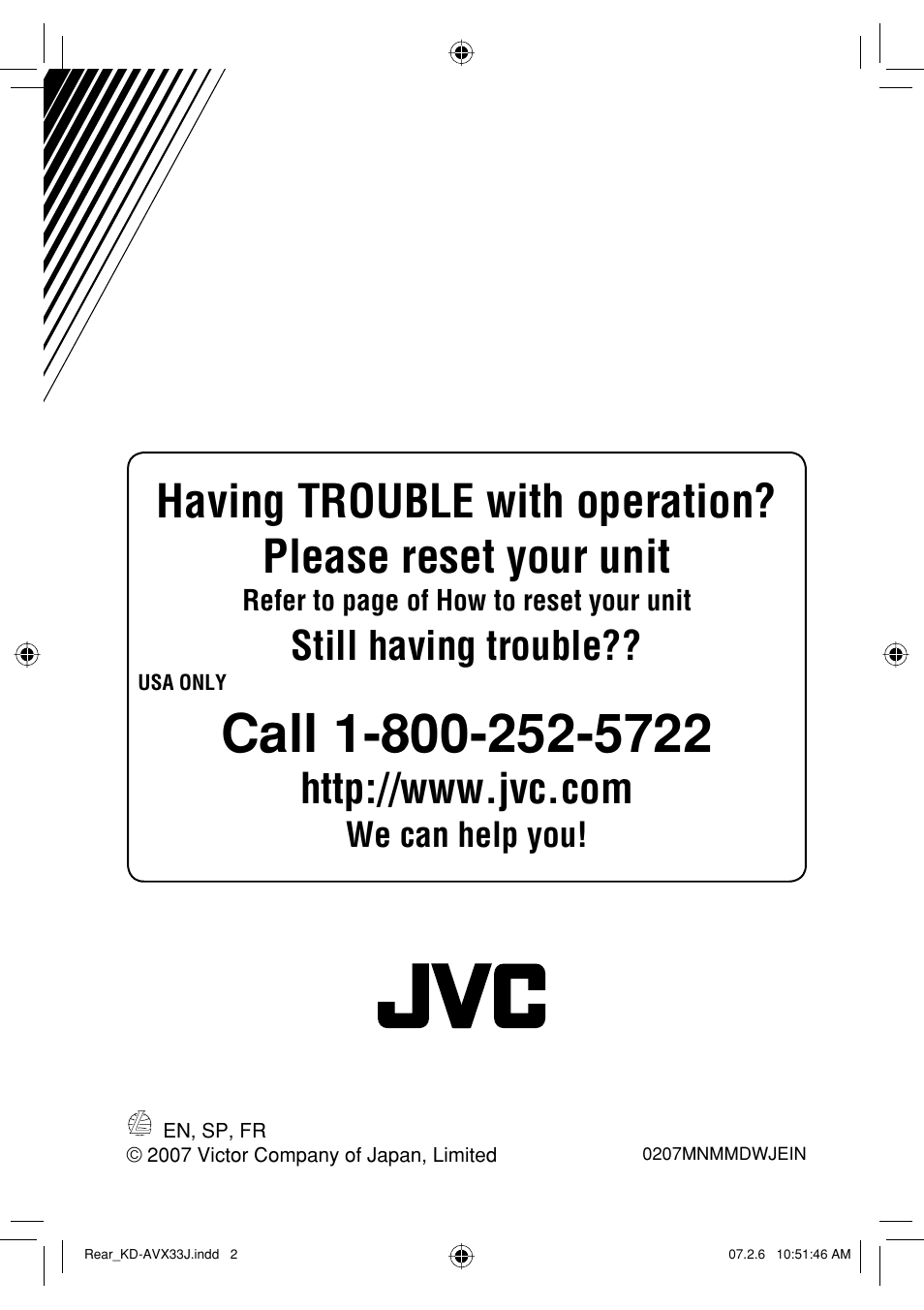 Still having trouble, We can help you | JVC KD-AVX33 User Manual | Page 72 / 382