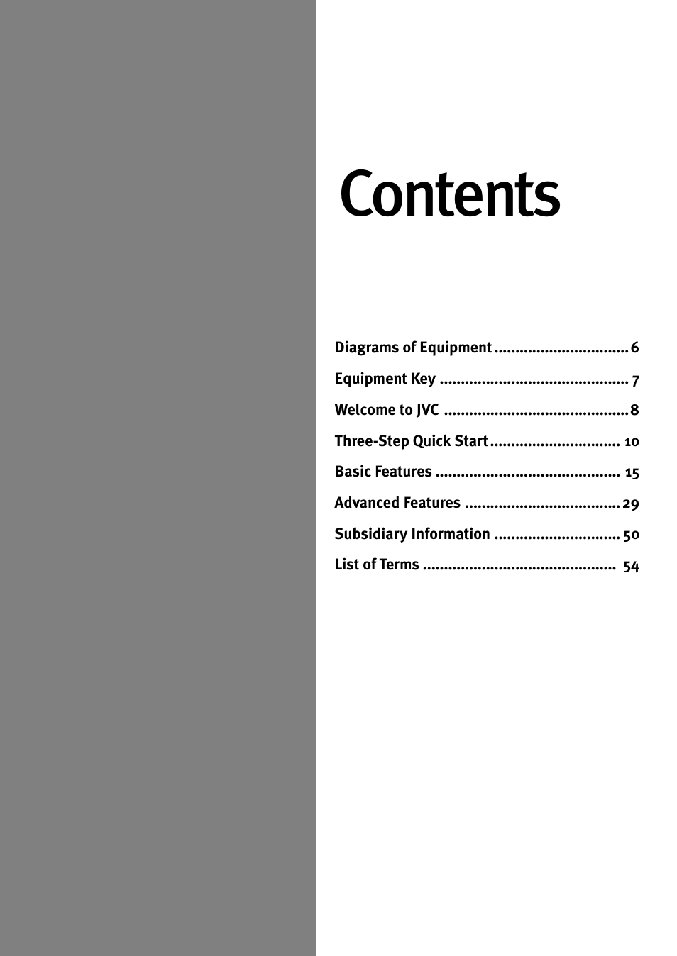 JVC HR-J580EK User Manual | Page 5 / 56