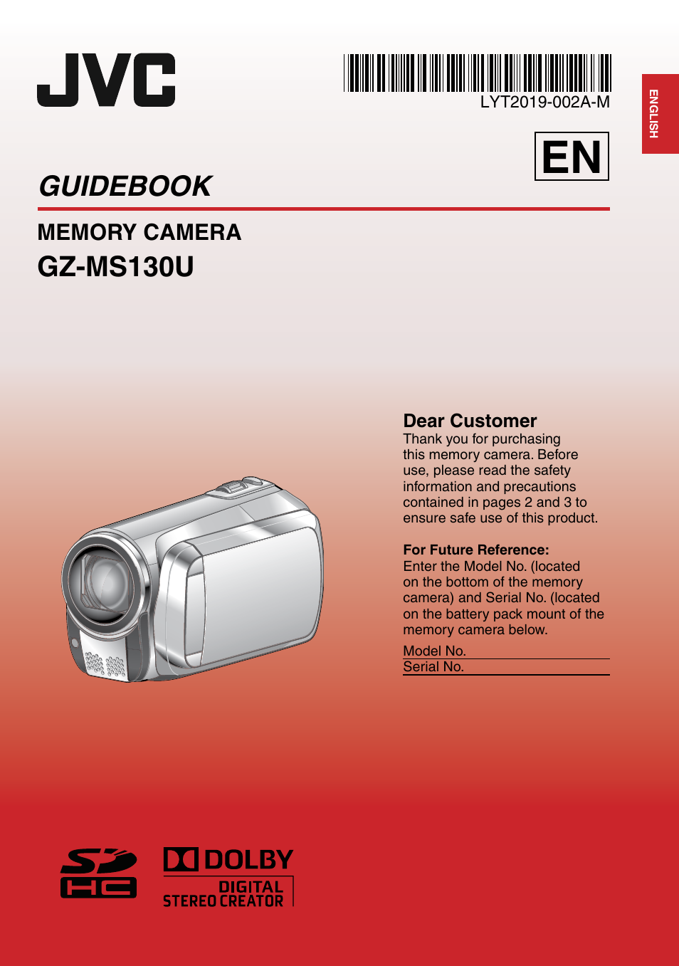 JVC 1208YDR-YG-MD User Manual | 74 pages