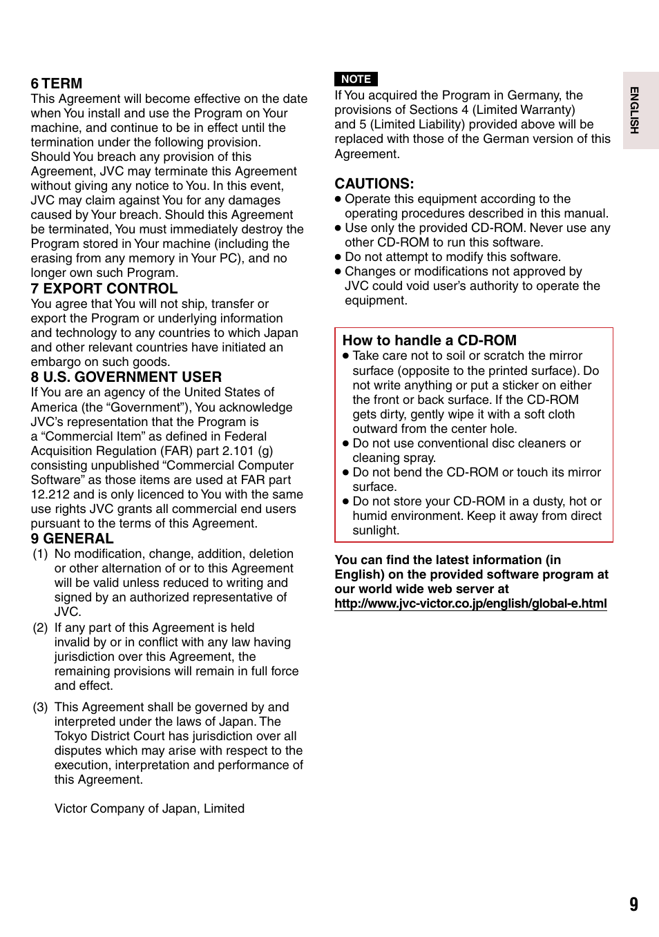 JVC 1208YDR-YG-MD User Manual | Page 9 / 74