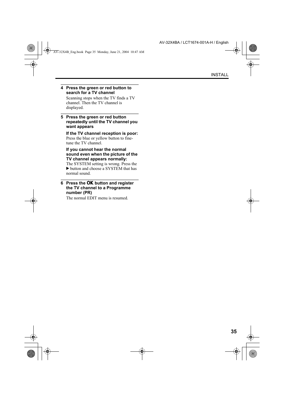 JVC AV-32X4BA User Manual | Page 37 / 48