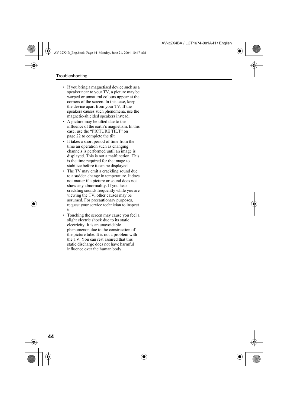 JVC AV-32X4BA User Manual | Page 46 / 48