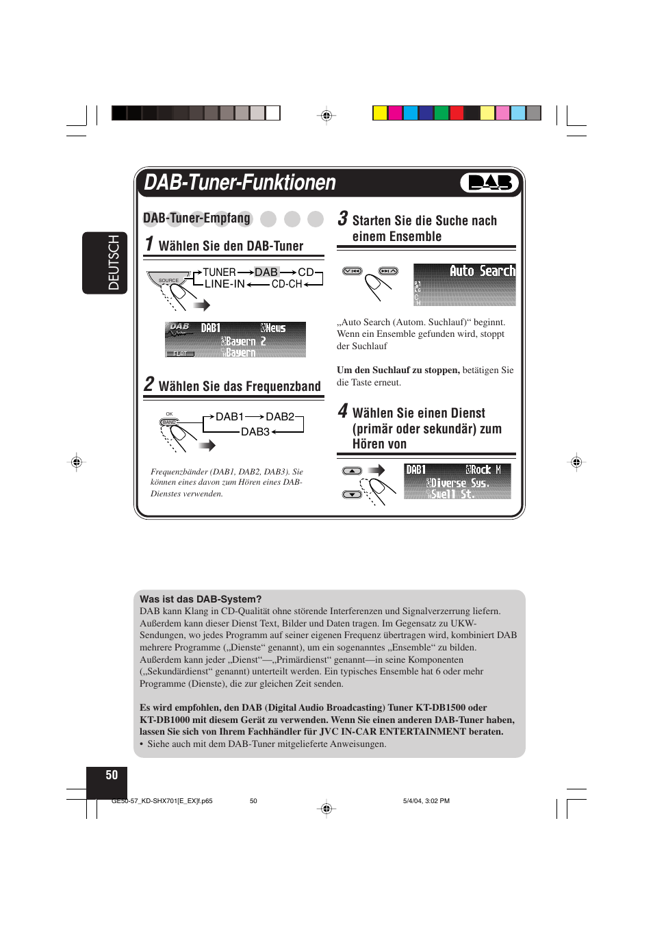 Dab-tuner-funktionen | JVC CD Receiver KD-SHX701 User Manual | Page 114 / 259