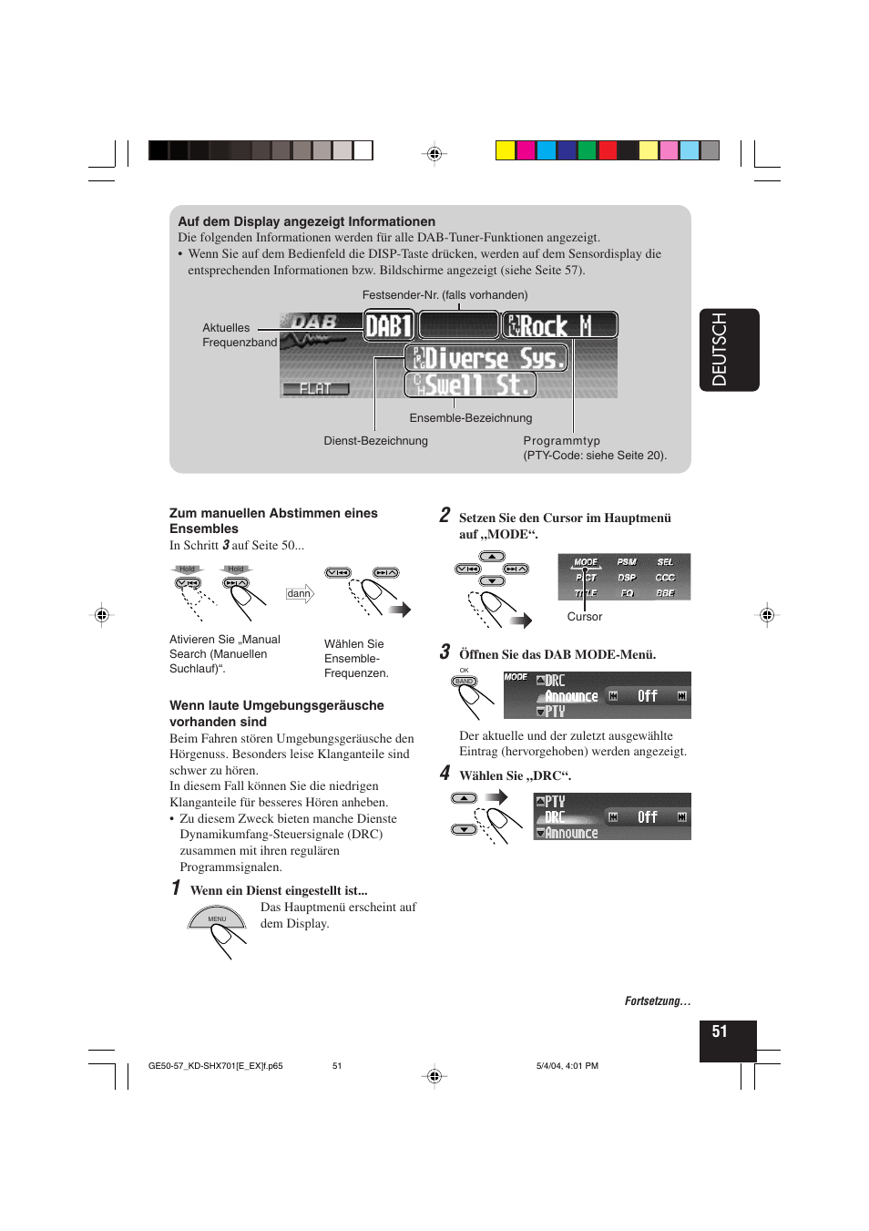Deutsch | JVC CD Receiver KD-SHX701 User Manual | Page 115 / 259