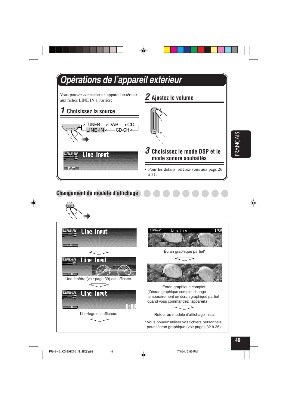 Opérations de l’appareil extérieur | JVC CD Receiver KD-SHX701 User Manual | Page 177 / 259