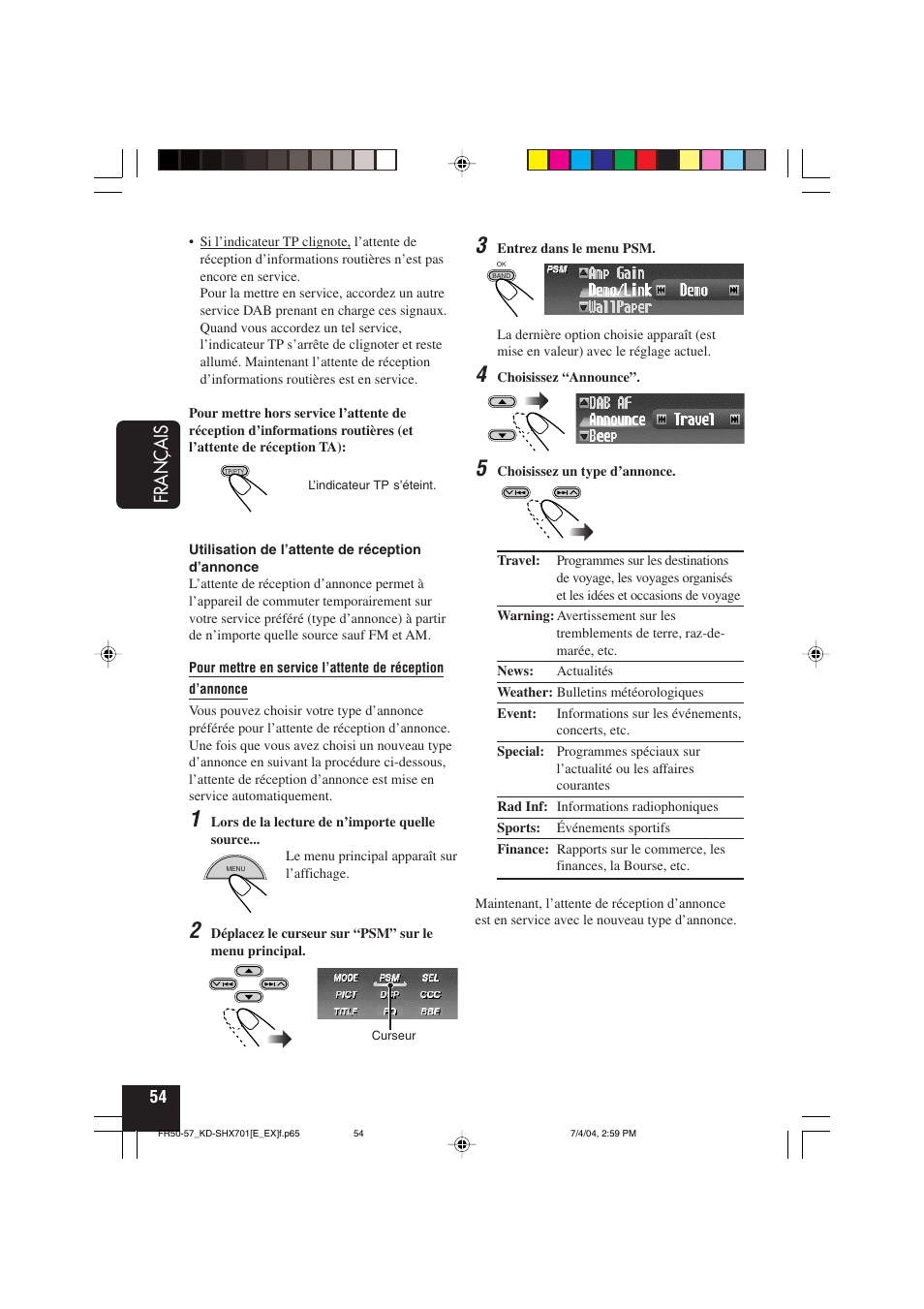 Français | JVC CD Receiver KD-SHX701 User Manual | Page 182 / 259