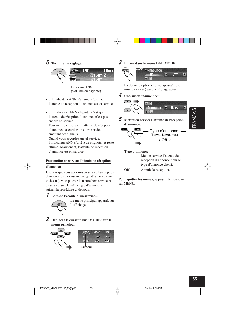 Français | JVC CD Receiver KD-SHX701 User Manual | Page 183 / 259