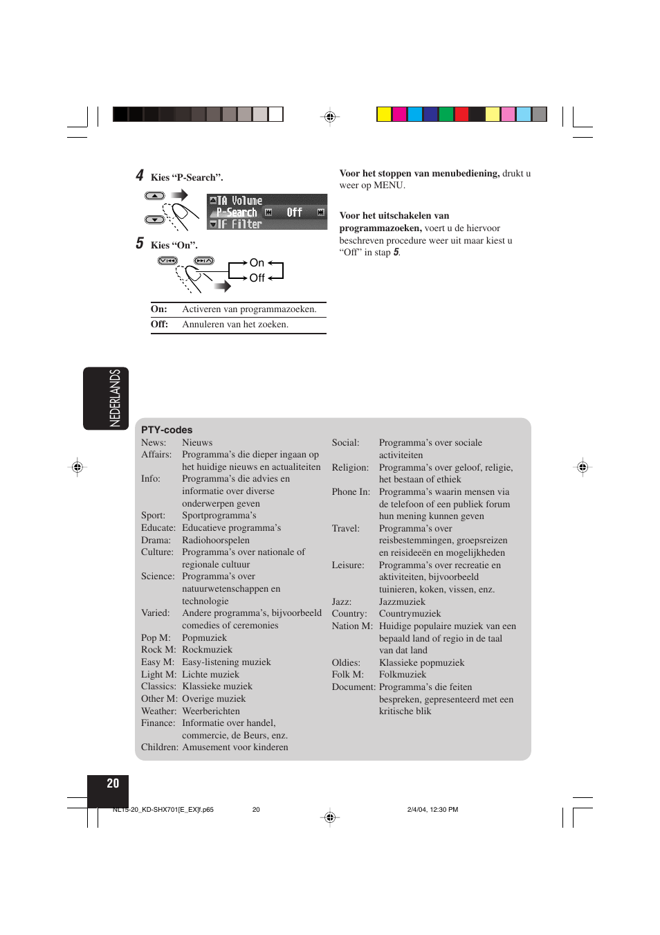 Nederlands | JVC CD Receiver KD-SHX701 User Manual | Page 212 / 259