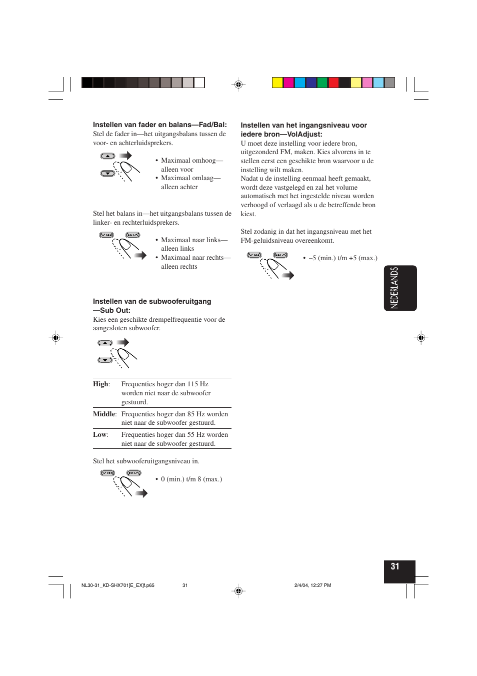 Nederlands | JVC CD Receiver KD-SHX701 User Manual | Page 223 / 259