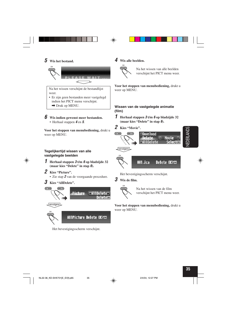 Nederlands | JVC CD Receiver KD-SHX701 User Manual | Page 227 / 259