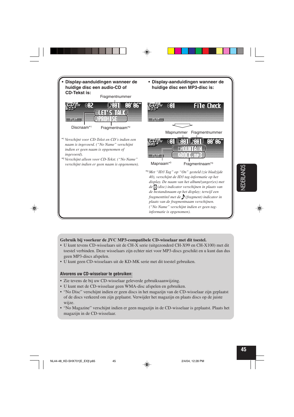 Nederlands | JVC CD Receiver KD-SHX701 User Manual | Page 237 / 259