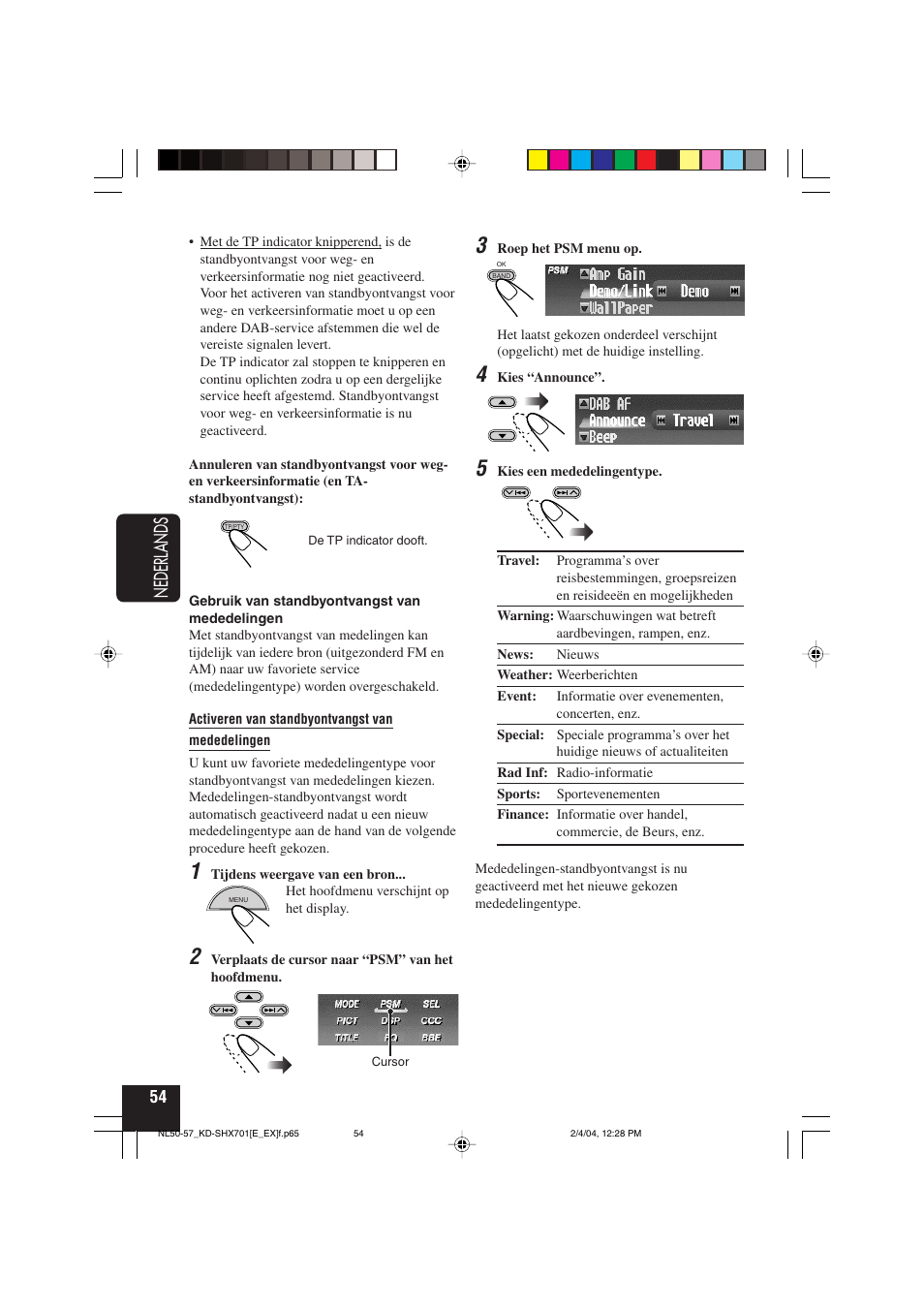 Nederlands | JVC CD Receiver KD-SHX701 User Manual | Page 246 / 259