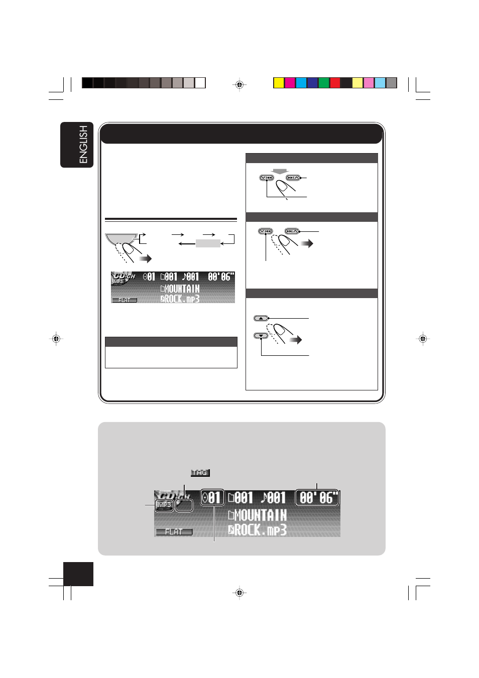 Basic cd changer operations, English, Select cd changer | JVC CD Receiver KD-SHX701 User Manual | Page 44 / 259