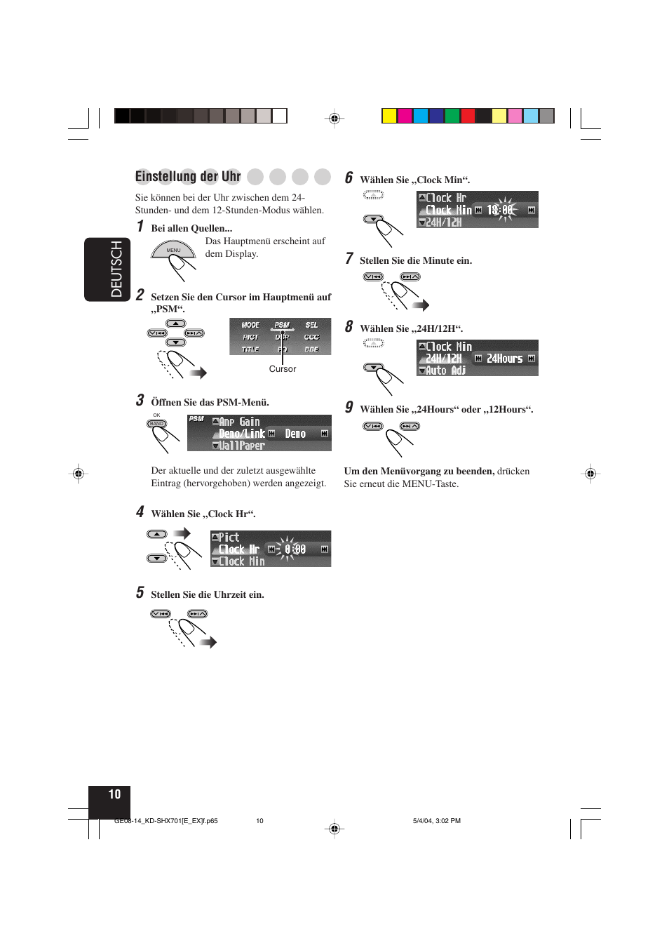 JVC CD Receiver KD-SHX701 User Manual | Page 74 / 259