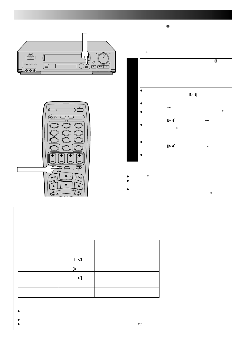 Activate spatializer, Playback (cont.), Soundtrack selection (hr-j748e/eh only) | Spatializer, Hr-j748e/eh only) | JVC HI-FI HR-J748EH User Manual | Page 18 / 52
