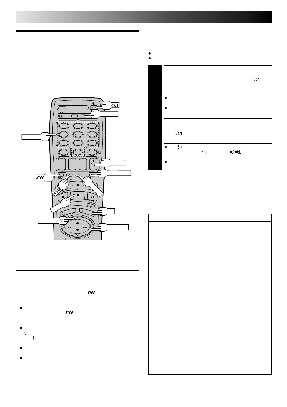 Tv multi- brand remote control, Set tv brand code, Try operating tv | Special features, Control your tv using additional buttons, Important | JVC HI-FI HR-J748EH User Manual | Page 36 / 52