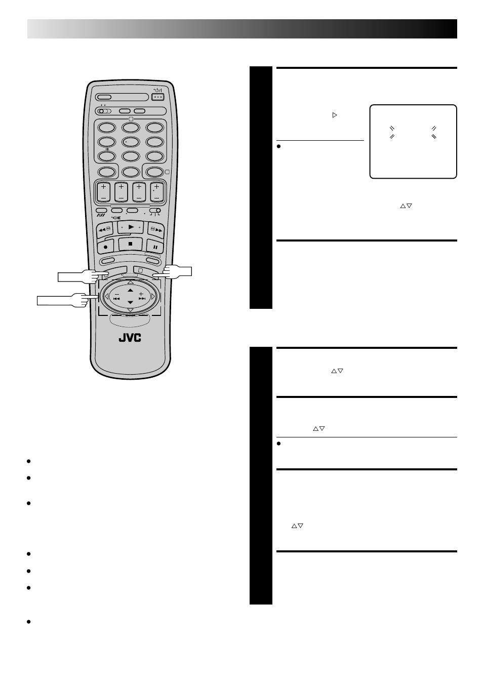 Set clock automatically, Return to normal screen, Set date and time | Set just clock, Set clock data source channel position, Start clock operation, Clock set (cont.), Auto clock set, Manual clock set | JVC HI-FI HR-J748EH User Manual | Page 44 / 52