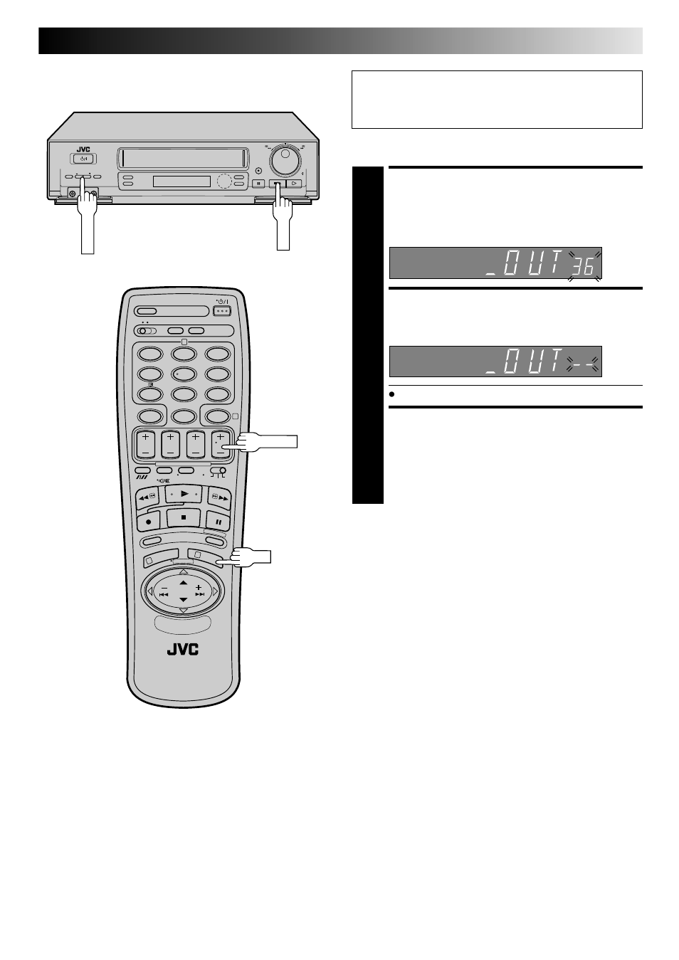 Access video channel set mode, Set video channel, Exit video channel set mode | With av connection | JVC HI-FI HR-J748EH User Manual | Page 9 / 52