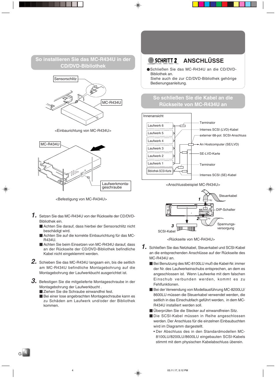 Anschlüsse | JVC MC-R434U User Manual | Page 11 / 29