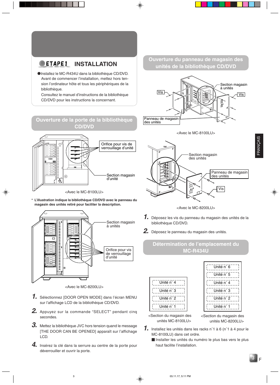 Installation | JVC MC-R434U User Manual | Page 17 / 29