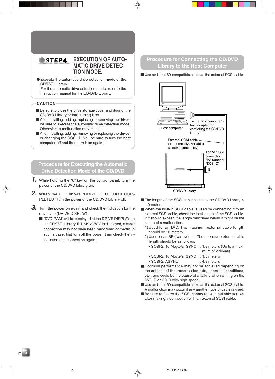 Execution of auto- matic drive detec- tion mode | JVC MC-R434U User Manual | Page 6 / 29