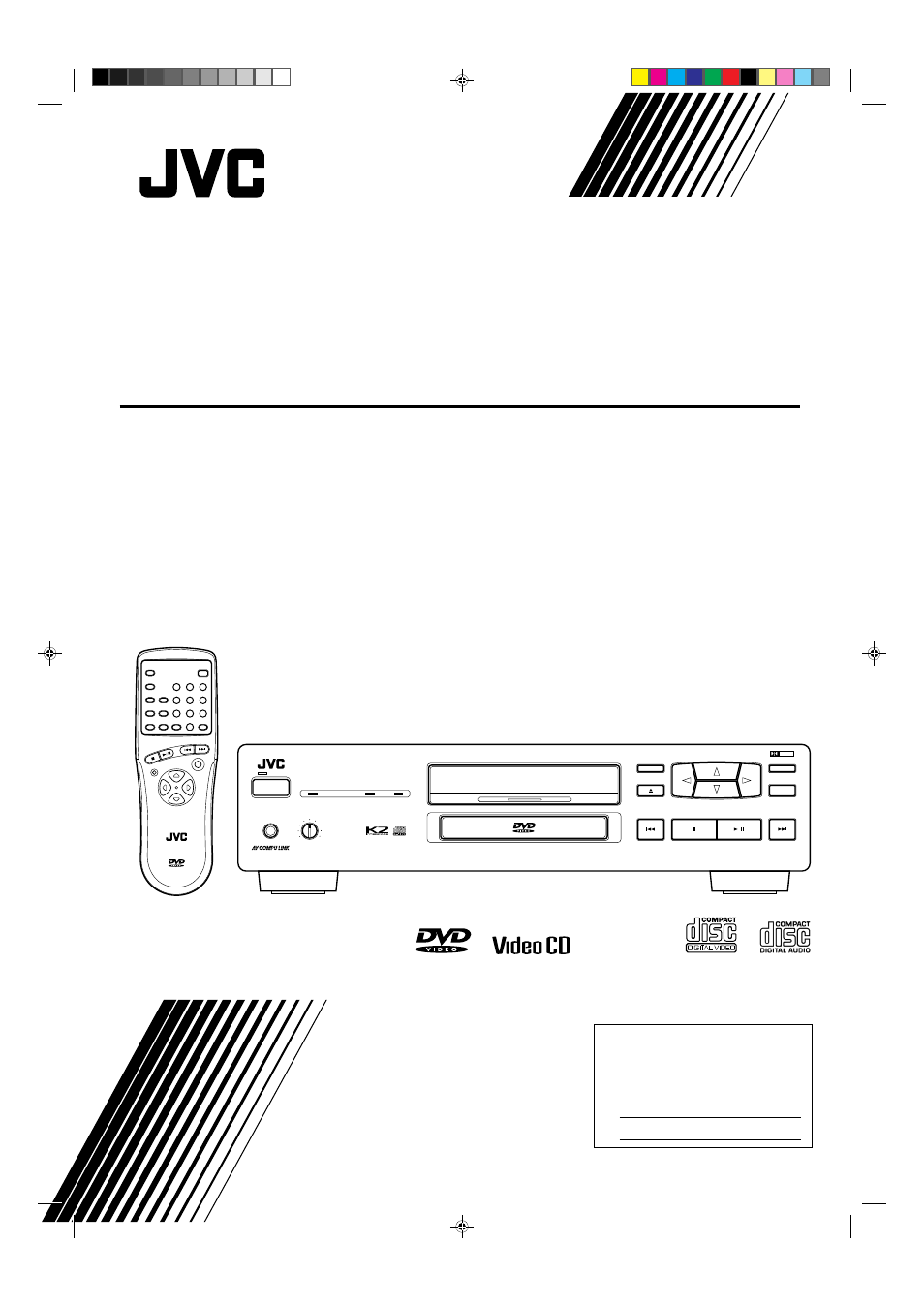 JVC XV-1000BK User Manual | 60 pages
