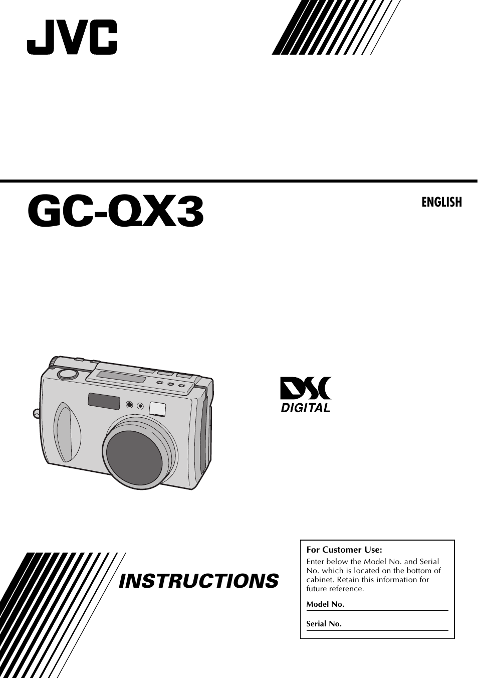 JVC GC-QX3 User Manual | 96 pages