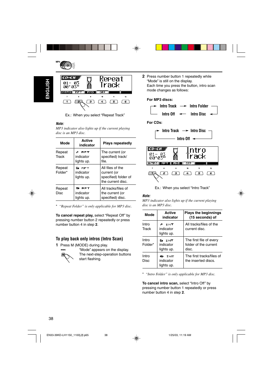 English | JVC KD-LH1150 User Manual | Page 38 / 50