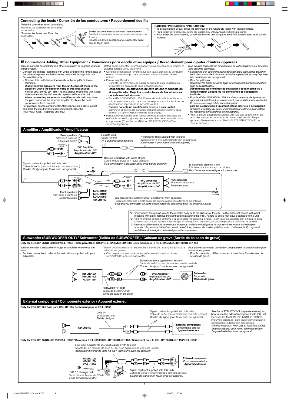 JVC KD-LH1150 User Manual | Page 50 / 50
