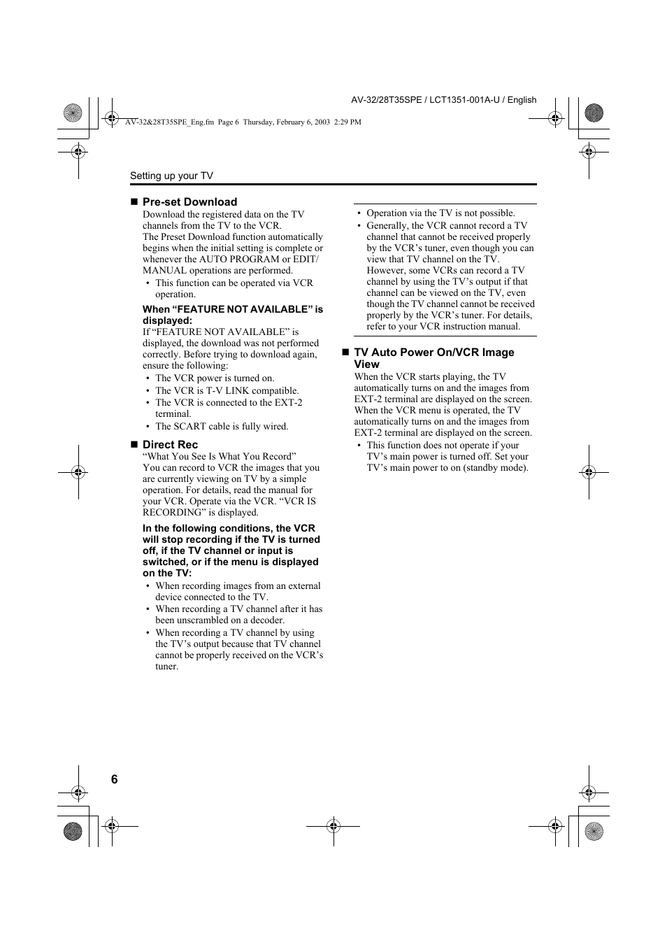 JVC AV-32R370KE User Manual | Page 51 / 126