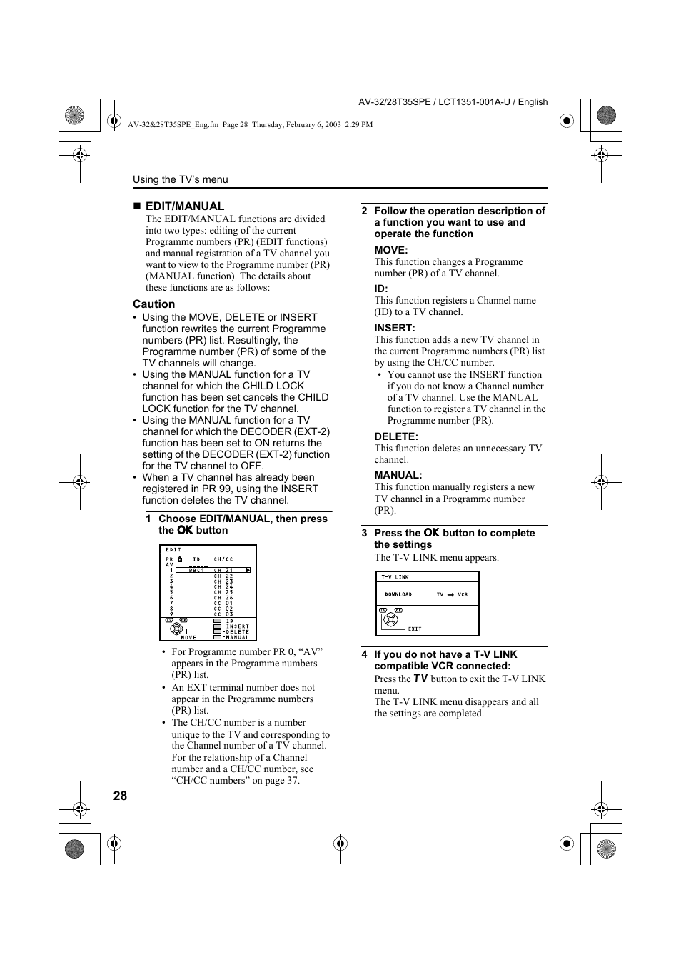 JVC AV-32R370KE User Manual | Page 73 / 126