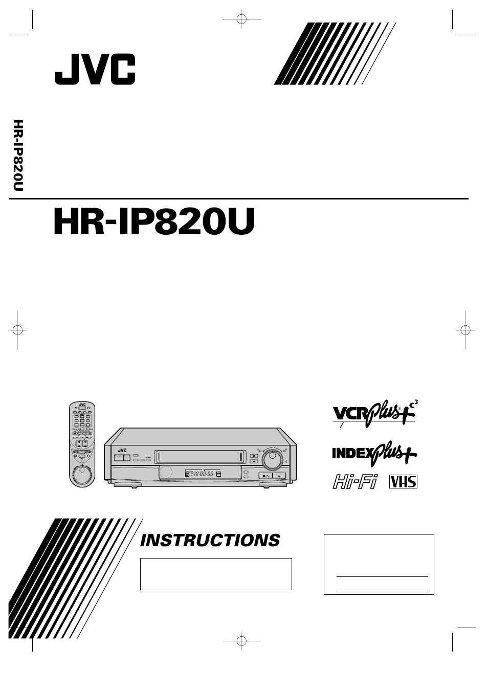 JVC HR-IP820U User Manual | 80 pages