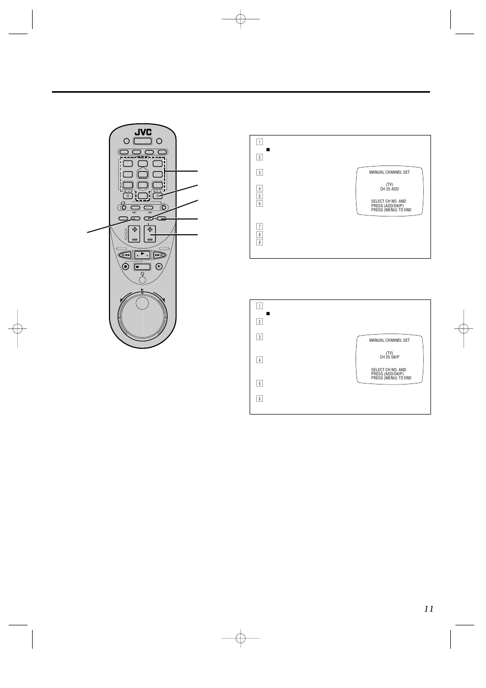 JVC HR-IP820U User Manual | Page 11 / 80