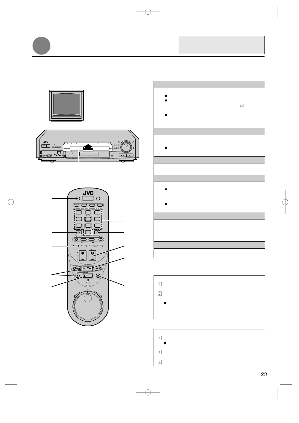 Recording, Por instrucciones en español vea p. 40 – 41 | JVC HR-IP820U User Manual | Page 23 / 80