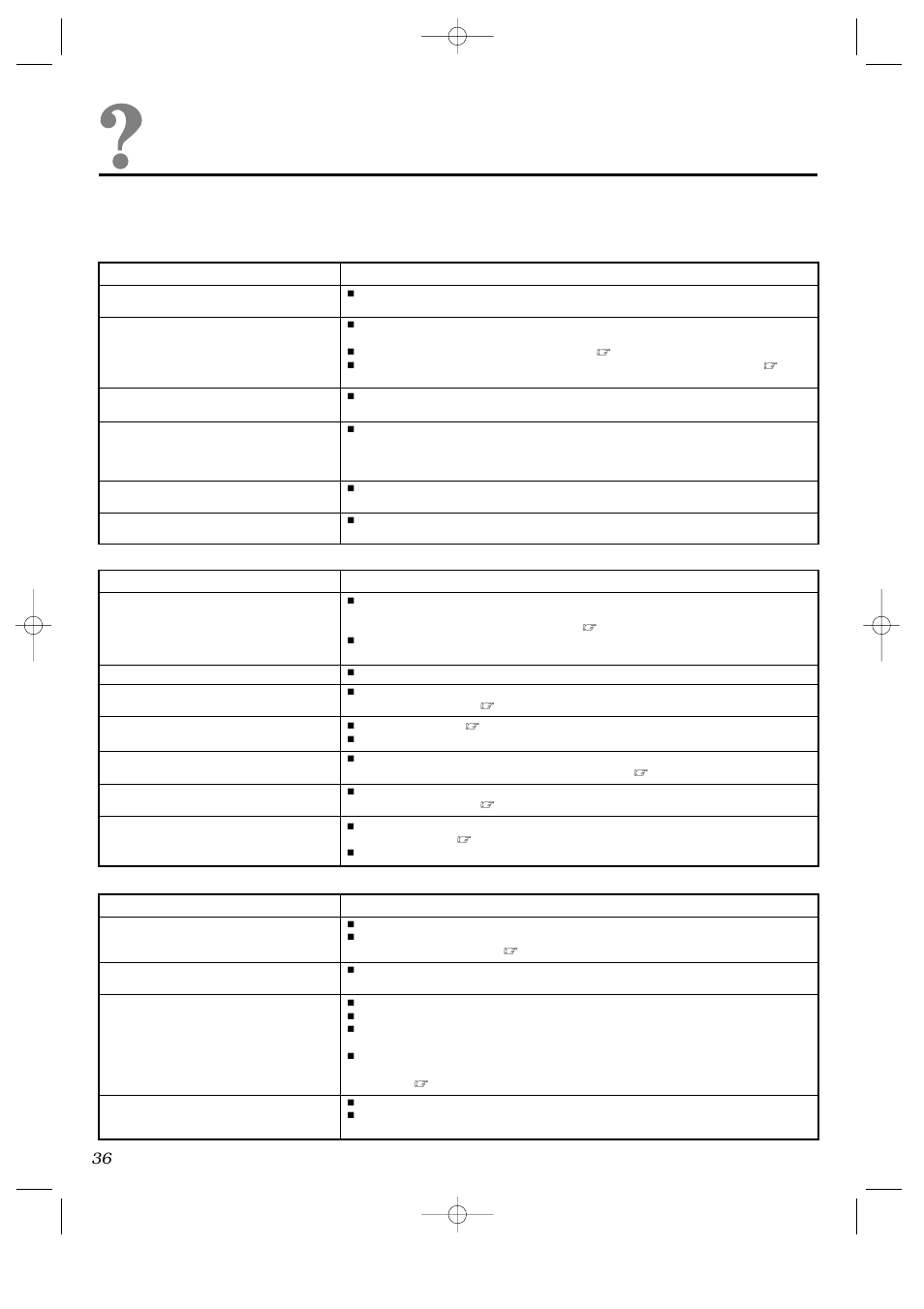 If you have any questions, Before requesting service | JVC HR-IP820U User Manual | Page 36 / 80