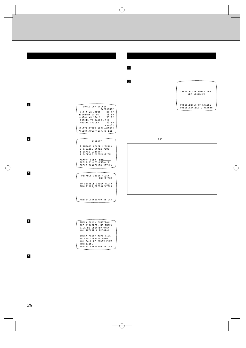 Other convenient functions, Cont'd) | JVC HR-IP820U User Manual | Page 72 / 80