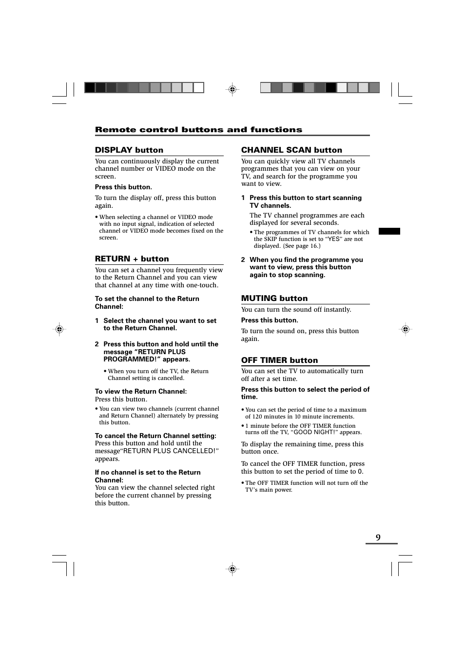 JVC AV-14F43 User Manual | Page 9 / 20