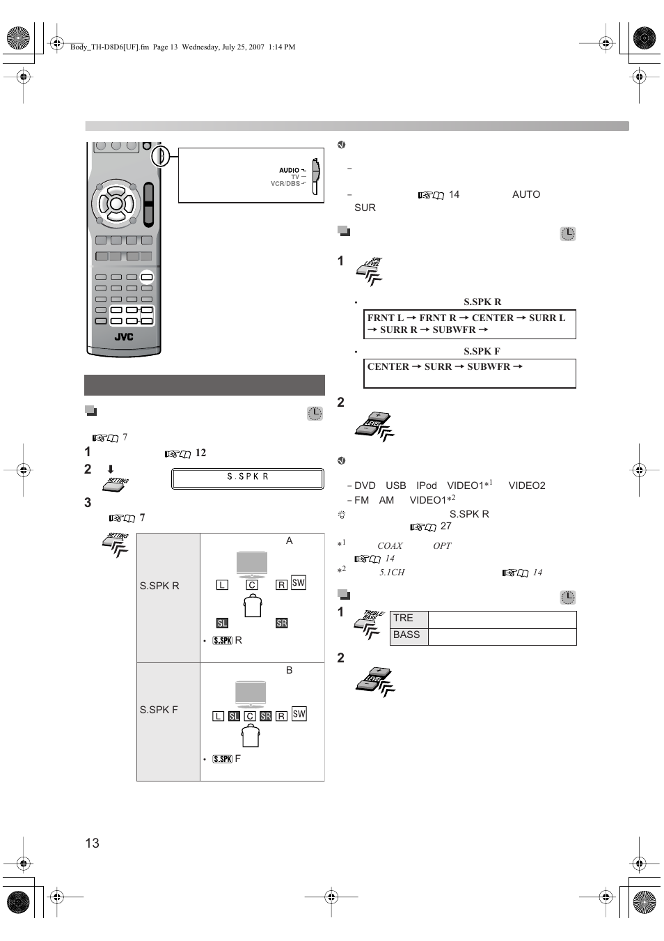 JVC TH-D6 User Manual | Page 16 / 38