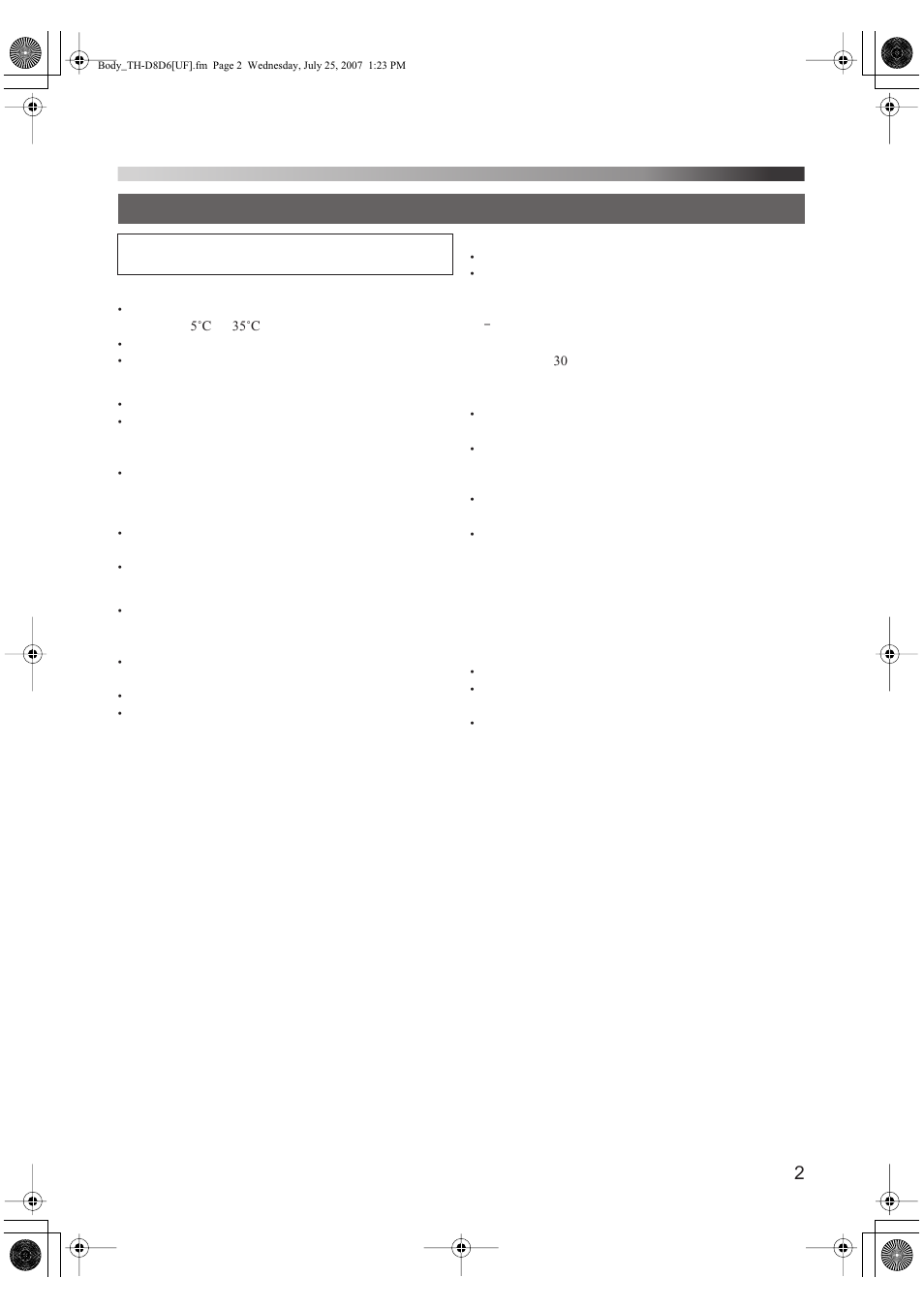 JVC TH-D6 User Manual | Page 5 / 38