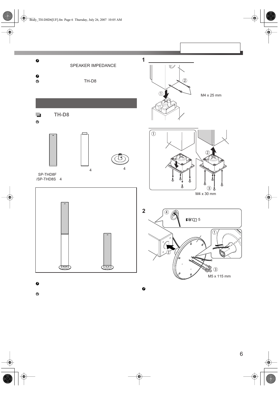 Th-d8 | JVC TH-D6 User Manual | Page 9 / 38